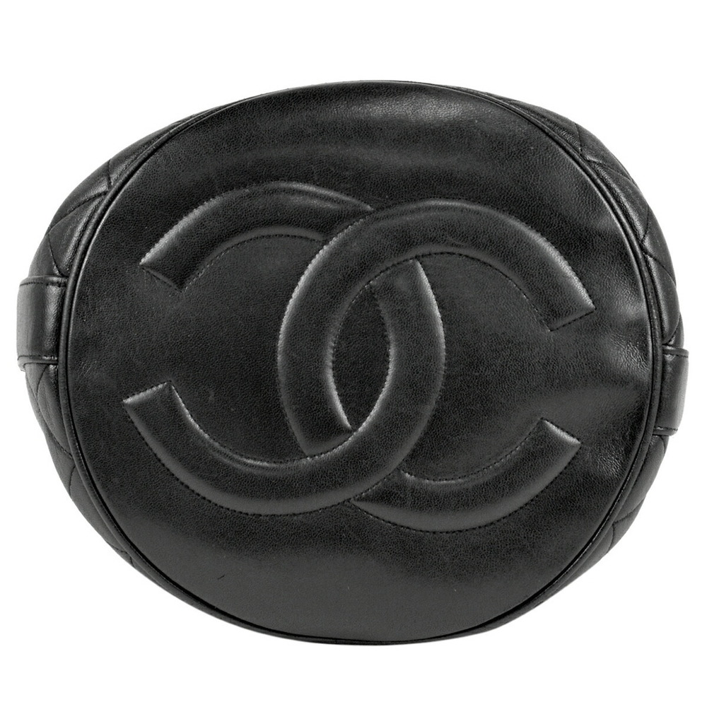 Chanel Coco Mark Matelasse Drawstring Leather Sho… - image 4